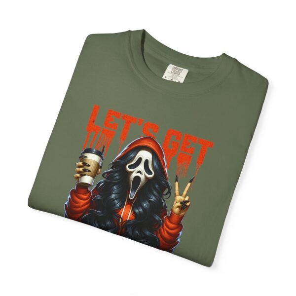 Let's Get Spooky Halloween Girl Comfort Colors T-Shirt, Coffee Lover Tee, Unisex Garment-Dyed Shirt - Image 32