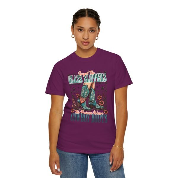 Princess Wears Cowboy Boots Unisex T-Shirt, Forget Glass Slippers Tee, Comfort Colors Shirt, Western Princess Top, Gift for Cowgirl - Image 94
