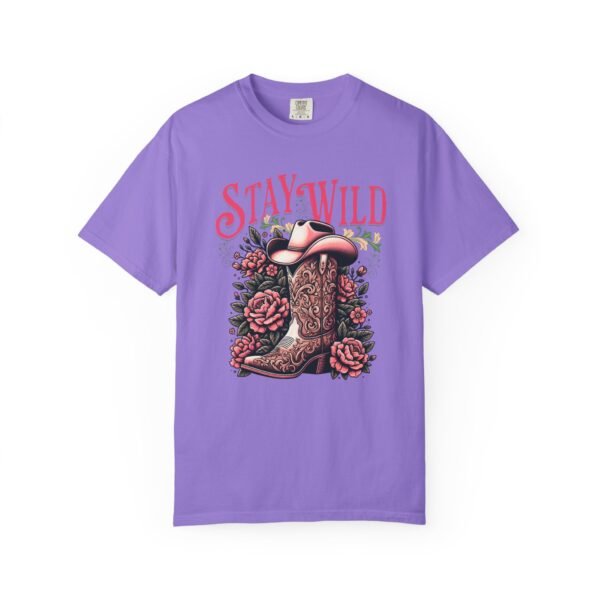Stay Wild Cowgirl Unisex Garment-Dyed T-shirt, Comfort Colors Tee, Western Style Shirt, Boho Graphic Top, Rodeo Apparel - Image 65
