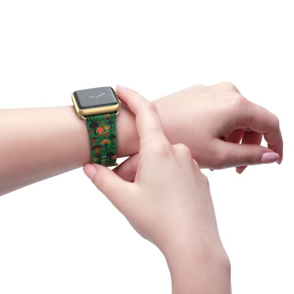 Mushroom Pattern Watch Band, Cottage Core Apple watch Band - Image 28