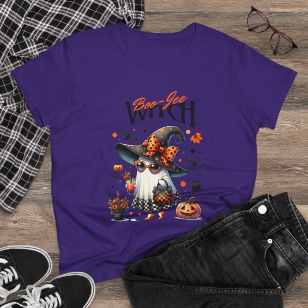 Witchy Tee, Halloween Women's T-Shirt, Boo-Jee Gildan Top, Wiccan Shirt, Pagan Clothing, Spooky Graphic Tee - Image 19