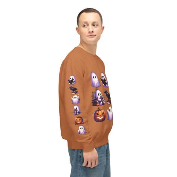 Ghost, Cats and Raven Edgar Allen Poe Halloween Sweatshirt, Spooky Book Lover Gift, Comfort Colors Crewneck - Image 23