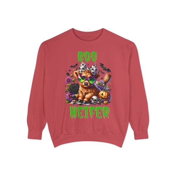 Highland Cow Halloween Sweatshirt, Boo Heifer Comfort Colors sweatshirt - Image 53