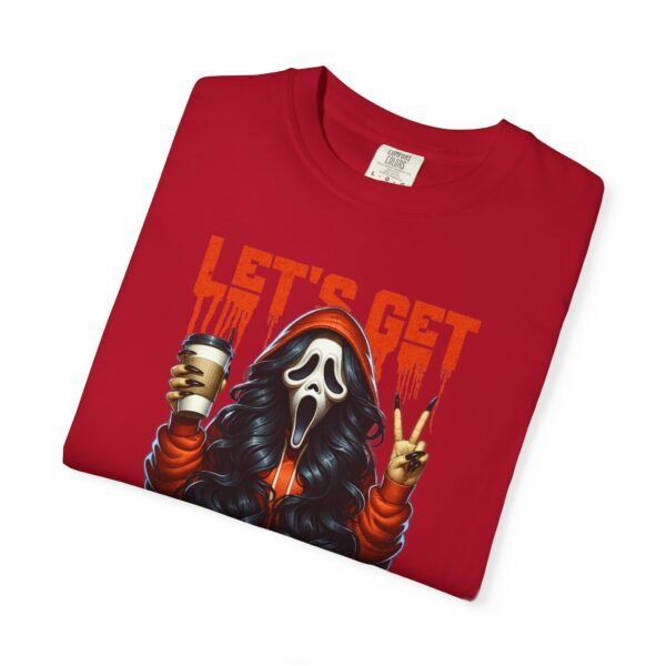 Let's Get Spooky Halloween Girl Comfort Colors T-Shirt, Coffee Lover Tee, Unisex Garment-Dyed Shirt - Image 92
