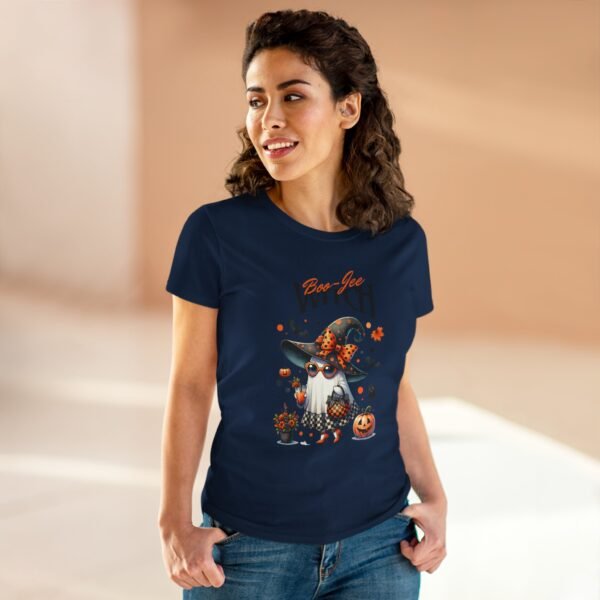 Witchy Tee, Halloween Women's T-Shirt, Boo-Jee Gildan Top, Wiccan Shirt, Pagan Clothing, Spooky Graphic Tee - Image 15