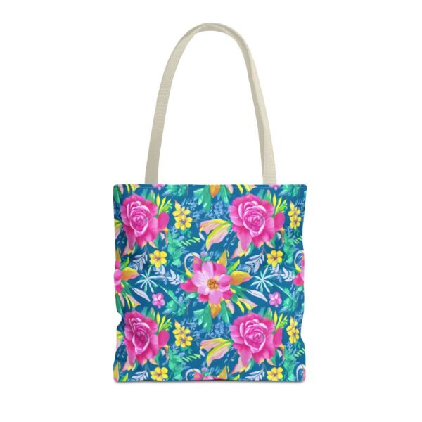 Floral Tote Bag, Colorful Flower Canvas Shopping Bag, Botanical Print Beach Tote, Reusable Grocery Bag, Gift for Garden Lovers - Image 37