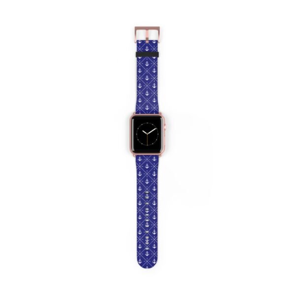 Nautical Anchor Watch Band, Apple Watch Accessory, Different Sizes and Colors, Anchor Design, Nautical Apple Watch Strap, Customizable Watch - Image 29