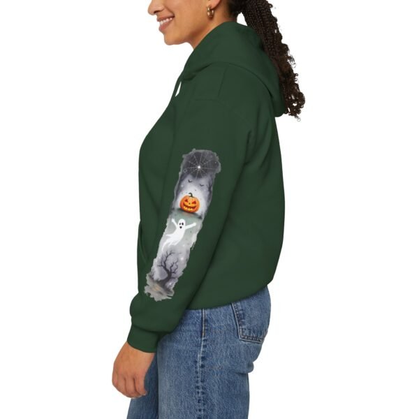 Halloween Spooky Scene Hoodie, Scary Gildan Sweatshirt, Halloween Print, Unisex Cozy Hoodie, Spooky Sweatshirt - Image 46