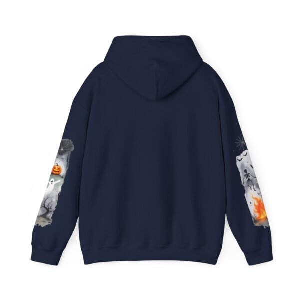 Halloween Spooky Scene Hoodie, Scary Gildan Sweatshirt, Halloween Print, Unisex Cozy Hoodie, Spooky Sweatshirt - Image 65