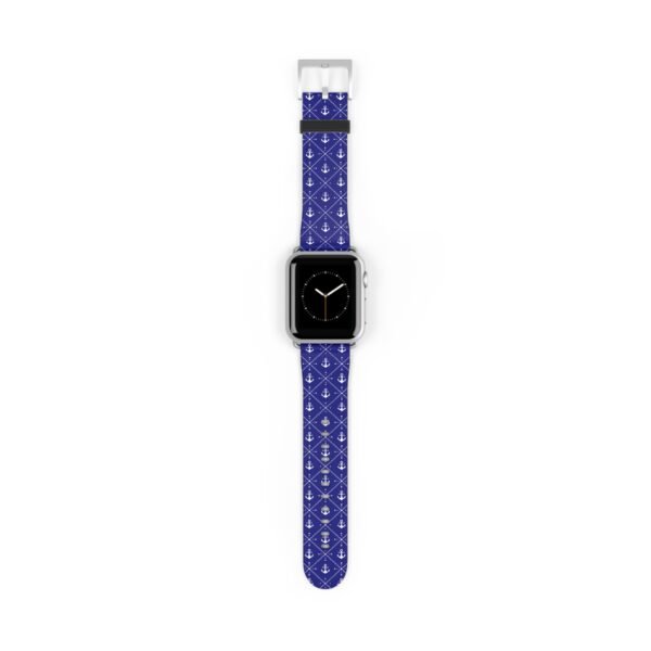 Nautical Anchor Watch Band, Apple Watch Accessory, Different Sizes and Colors, Anchor Design, Nautical Apple Watch Strap, Customizable Watch - Image 13