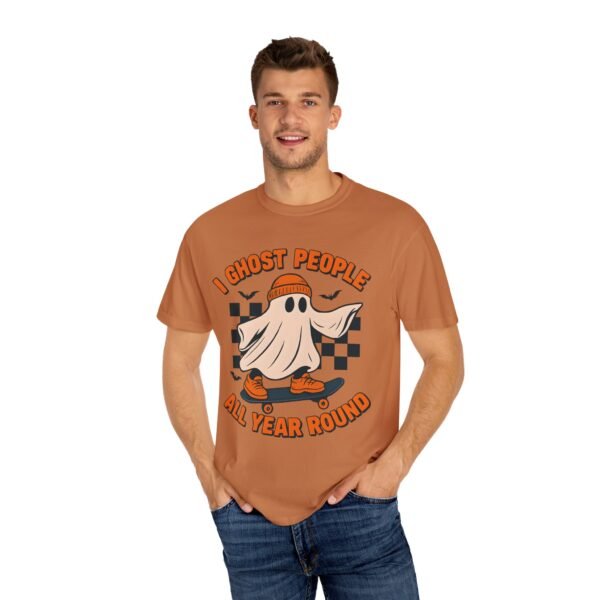 Ghost All Year Round Halloween Comfort Colors Unisex Tshirt, Scary Halloween Tee, Spooky Shirt, Funny Ghost Shirt, Halloween Costume Tee, - Image 16