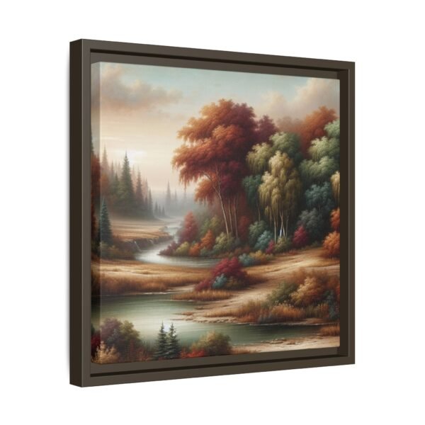 Canvas Wall Art, Beautiful Autumn Stream, Nature Landscape Decor, Framed Print, Multi-color Painting, Home Decor - Image 42