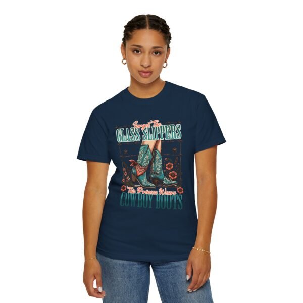 Princess Wears Cowboy Boots Unisex T-Shirt, Forget Glass Slippers Tee, Comfort Colors Shirt, Western Princess Top, Gift for Cowgirl - Image 59