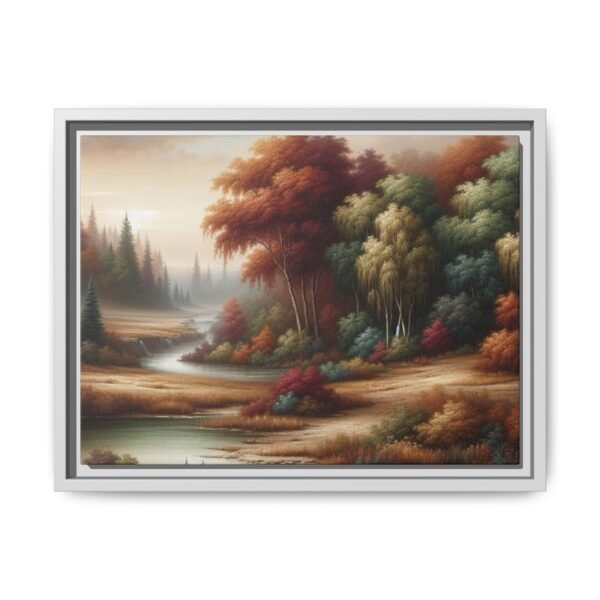 Canvas Wall Art, Beautiful Autumn Stream, Nature Landscape Decor, Framed Print, Multi-color Painting, Home Decor - Image 37