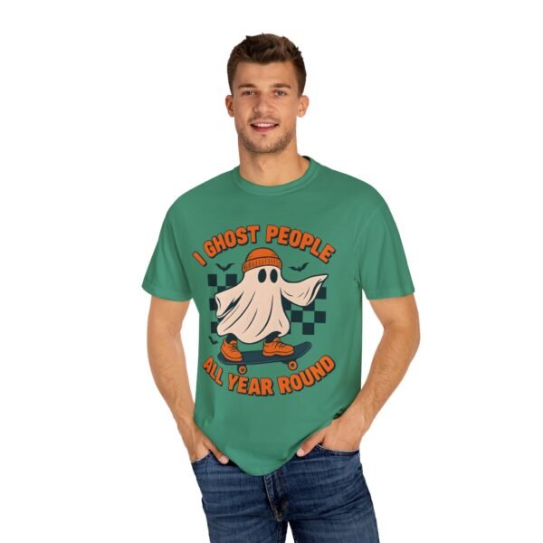 Ghost All Year Round Halloween Comfort Colors Unisex Tshirt, Scary Halloween Tee, Spooky Shirt, Funny Ghost Shirt, Halloween Costume Tee, - Image 40