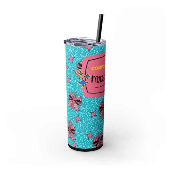 Blue Composition Book Tumbler, Teacher Gift, Back to School, Personalizable - Image 8