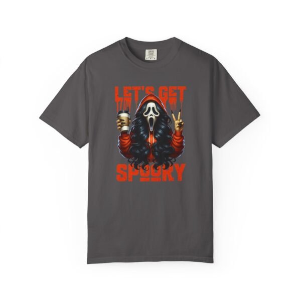 Let's Get Spooky Halloween Girl Comfort Colors T-Shirt, Coffee Lover Tee, Unisex Garment-Dyed Shirt - Image 48
