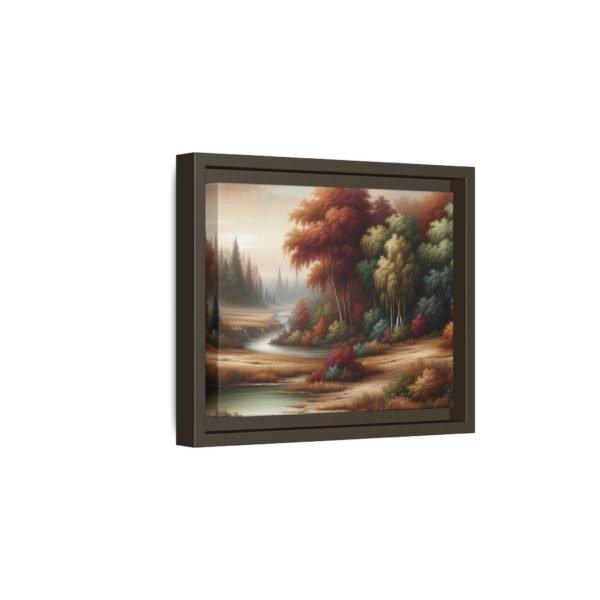 Canvas Wall Art, Beautiful Autumn Stream, Nature Landscape Decor, Framed Print, Multi-color Painting, Home Decor - Image 54