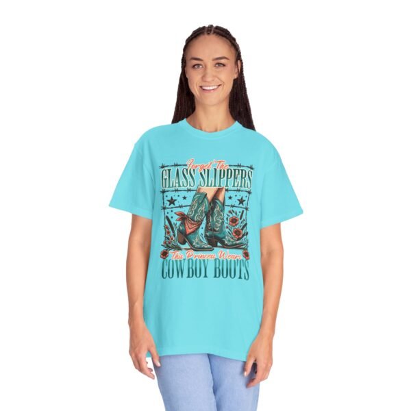 Princess Wears Cowboy Boots Unisex T-Shirt, Forget Glass Slippers Tee, Comfort Colors Shirt, Western Princess Top, Gift for Cowgirl - Image 44