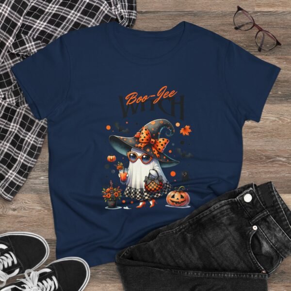 Witchy Tee, Halloween Women's T-Shirt, Boo-Jee Gildan Top, Wiccan Shirt, Pagan Clothing, Spooky Graphic Tee - Image 14