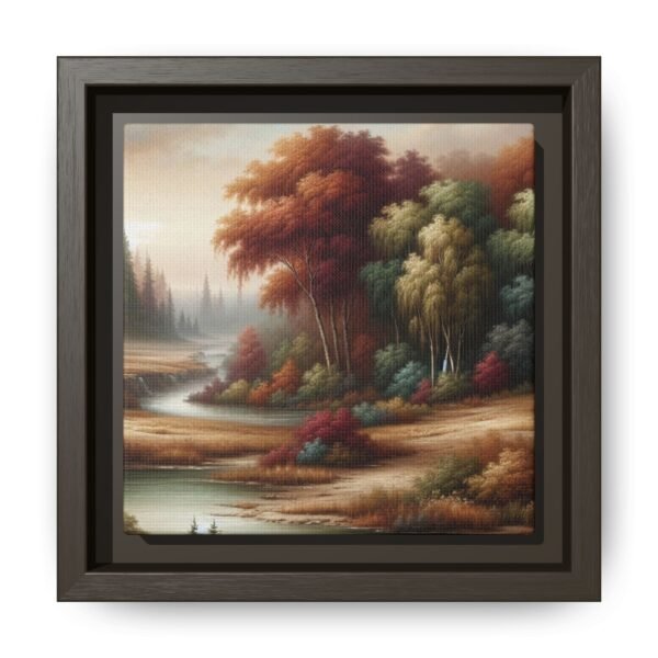 Canvas Wall Art, Beautiful Autumn Stream, Nature Landscape Decor, Framed Print, Multi-color Painting, Home Decor - Image 77