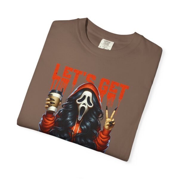 Let's Get Spooky Halloween Girl Comfort Colors T-Shirt, Coffee Lover Tee, Unisex Garment-Dyed Shirt - Image 20