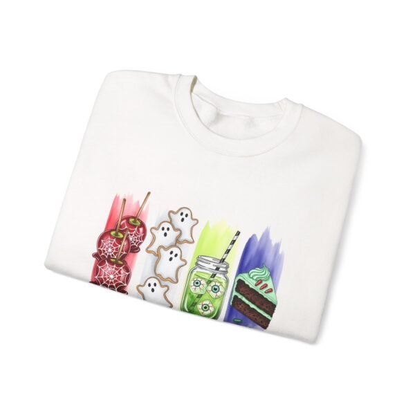 Bootiful Bites Halloween Sweatshirt, Unisex Gildan Crewneck Hoodie, Spooky Fall Clothing, Trick or Treat Apparel, Funny October Tee - Image 6