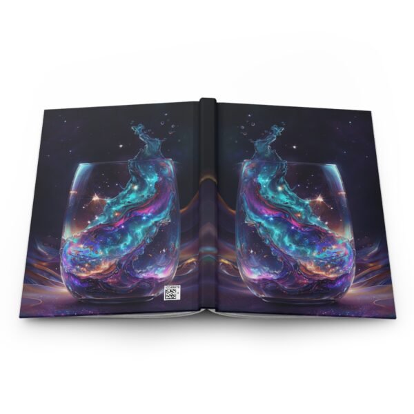 Cosmic Glass Hardcover Journal Matte - Colorful Notebook for Writing, Sketching & Doodling, Galaxy Inspired Diary, Bullet Journal Gift, - Image 2