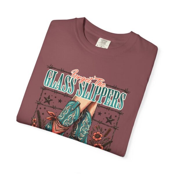 Princess Wears Cowboy Boots Unisex T-Shirt, Forget Glass Slippers Tee, Comfort Colors Shirt, Western Princess Top, Gift for Cowgirl - Image 15