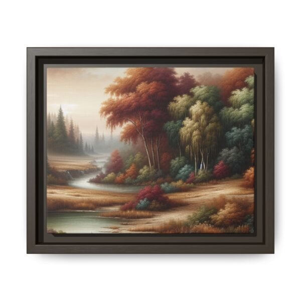 Canvas Wall Art, Beautiful Autumn Stream, Nature Landscape Decor, Framed Print, Multi-color Painting, Home Decor - Image 53