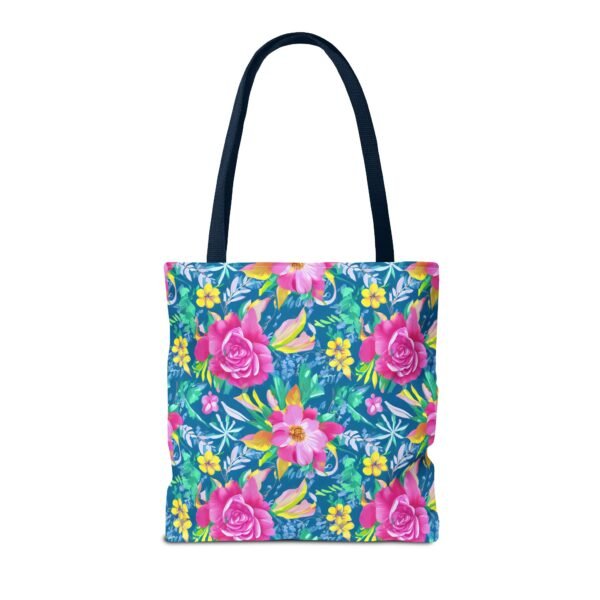 Floral Tote Bag, Colorful Flower Canvas Shopping Bag, Botanical Print Beach Tote, Reusable Grocery Bag, Gift for Garden Lovers - Image 55