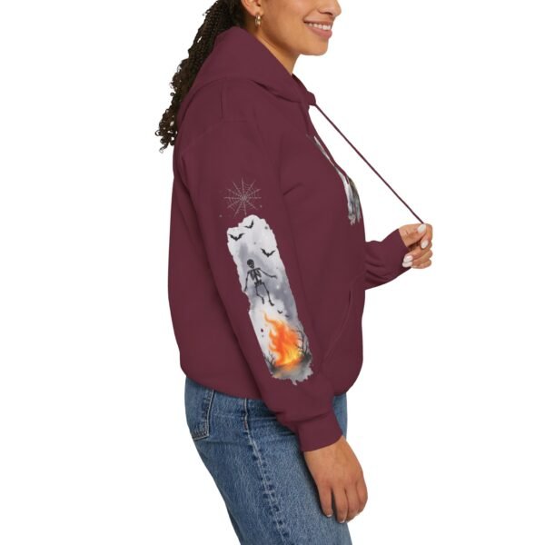 Halloween Spooky Scene Hoodie, Scary Gildan Sweatshirt, Halloween Print, Unisex Cozy Hoodie, Spooky Sweatshirt - Image 22