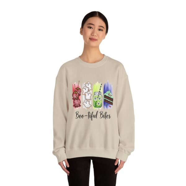 Bootiful Bites Halloween Sweatshirt, Unisex Gildan Crewneck Hoodie, Spooky Fall Clothing, Trick or Treat Apparel, Funny October Tee - Image 19