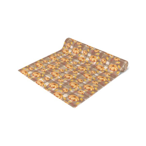 Fall Plaid and Pumpkin Table Runner, Thanksgiving Decor, Autumn Tablecloth, Farmhouse Kitchen Runner, Festive Dining Room Decor, Rustic Home - Image 14