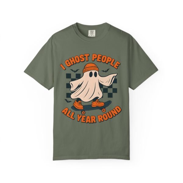 Ghost All Year Round Halloween Comfort Colors Unisex Tshirt, Scary Halloween Tee, Spooky Shirt, Funny Ghost Shirt, Halloween Costume Tee, - Image 33