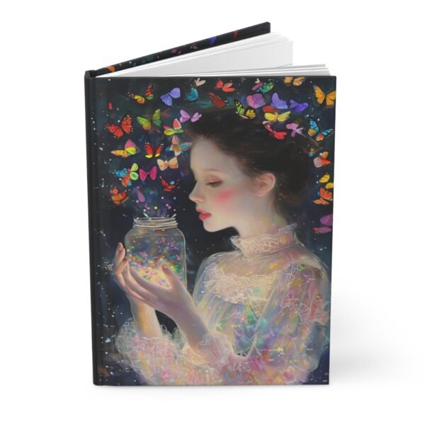 Butterfly Release Hardcover Journal Matte - Girls' Writing Diary, Colorful Butterflies Notebook, Nature Lover Gift, Earth Day Stationery, - Image 5