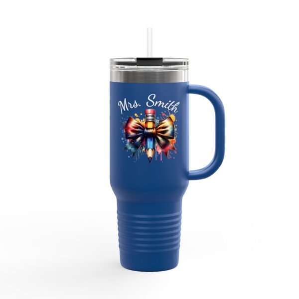 Personalized Teacher Insulated Travel Mug, Custom 40oz Tumbler Gift for Educators - Image 22