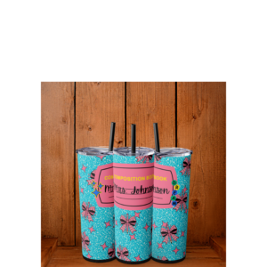Blue Composition Book Tumbler, Teacher Gift, Back to School, Personalizable