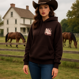 Cowgirl Boots & Blush Unisex Hoodie, Western Theme Sweatshirt, Rodeo Cowgirl Gift, Country Style Pullover, Ranch Apparel, Southern Fashion