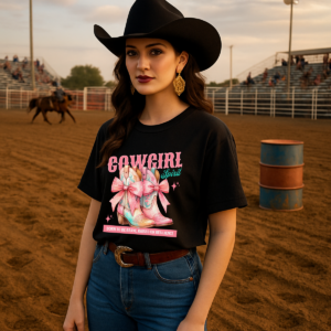 Cowgirl Spirit Unisex T-Shirt, Comfort Colors Tee, Western Style Shirt, Rodeo Apparel, Vintage Graphic Top