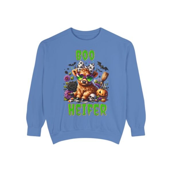 Highland Cow Halloween Sweatshirt, Boo Heifer Comfort Colors sweatshirt - Image 32