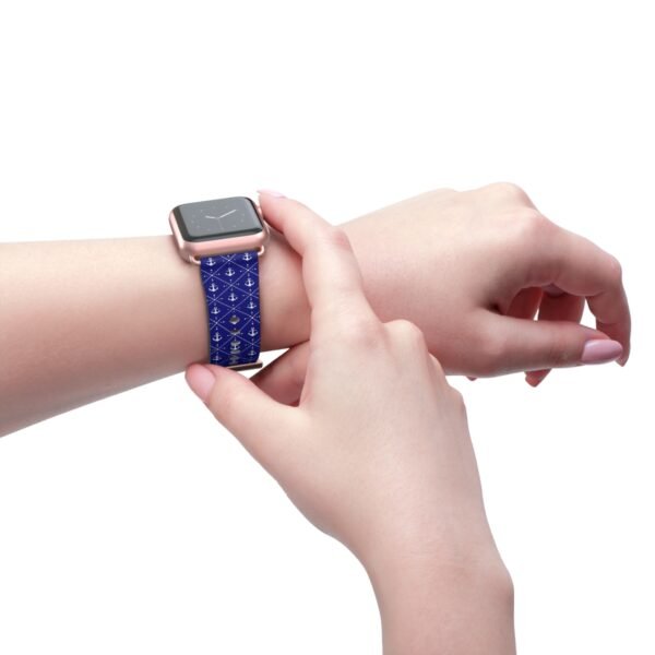 Nautical Anchor Watch Band, Apple Watch Accessory, Different Sizes and Colors, Anchor Design, Nautical Apple Watch Strap, Customizable Watch - Image 24