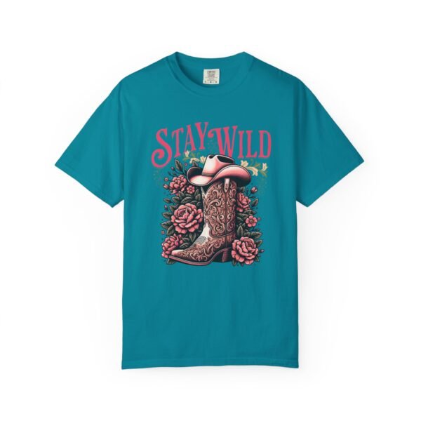 Stay Wild Cowgirl Unisex Garment-Dyed T-shirt, Comfort Colors Tee, Western Style Shirt, Boho Graphic Top, Rodeo Apparel - Image 41