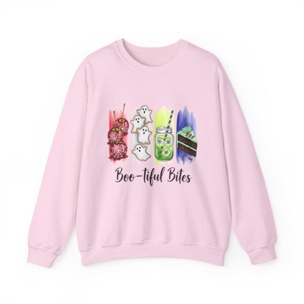 Bootiful Bites Halloween Sweatshirt, Unisex Gildan Crewneck Hoodie, Spooky Fall Clothing, Trick or Treat Apparel, Funny October Tee - Image 40