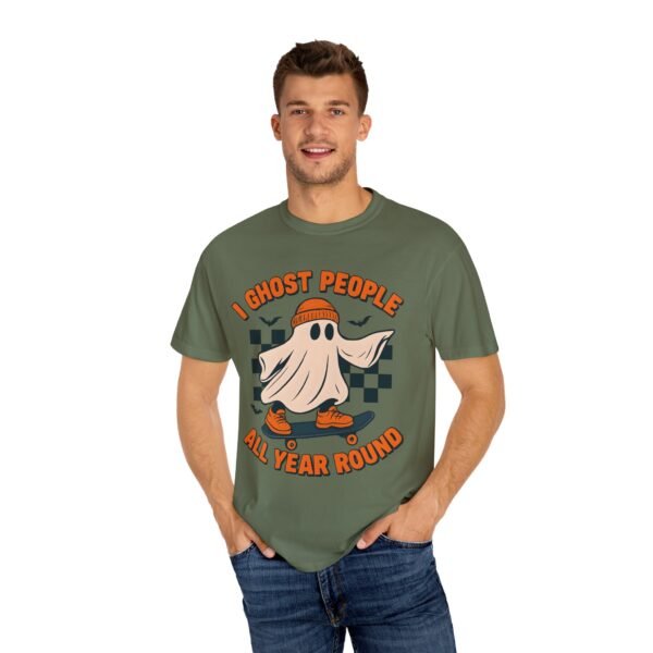 Ghost All Year Round Halloween Comfort Colors Unisex Tshirt, Scary Halloween Tee, Spooky Shirt, Funny Ghost Shirt, Halloween Costume Tee, - Image 28