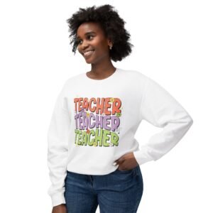 Teacher Comfort Colors Sweatshirt, Teacher Appreciation Gift