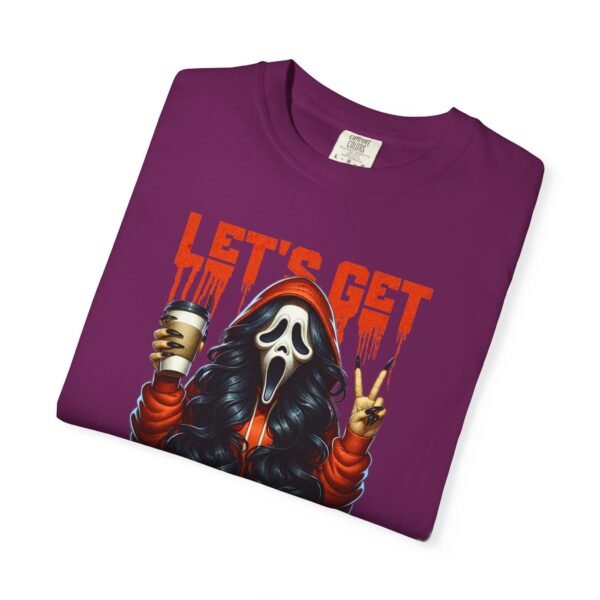 Let's Get Spooky Halloween Girl Comfort Colors T-Shirt, Coffee Lover Tee, Unisex Garment-Dyed Shirt - Image 80
