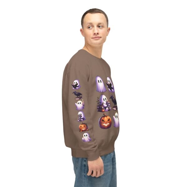 Ghost, Cats and Raven Edgar Allen Poe Halloween Sweatshirt, Spooky Book Lover Gift, Comfort Colors Crewneck - Image 29