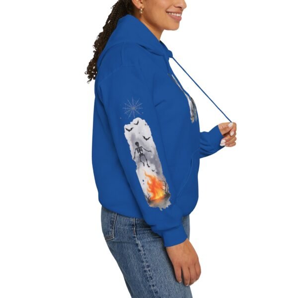 Halloween Spooky Scene Hoodie, Scary Gildan Sweatshirt, Halloween Print, Unisex Cozy Hoodie, Spooky Sweatshirt - Image 61