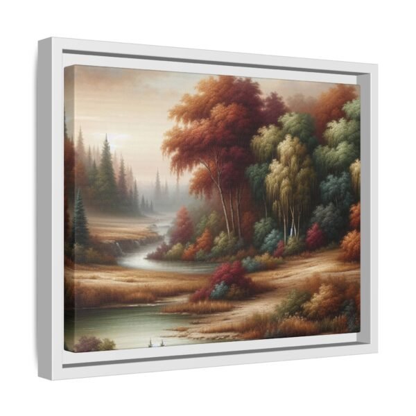 Canvas Wall Art, Beautiful Autumn Stream, Nature Landscape Decor, Framed Print, Multi-color Painting, Home Decor - Image 30